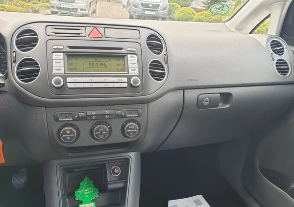 Volkswagen Golf Plus cena 18900 przebieg: 188000, rok produkcji 2007 z Więcbork małe 232
